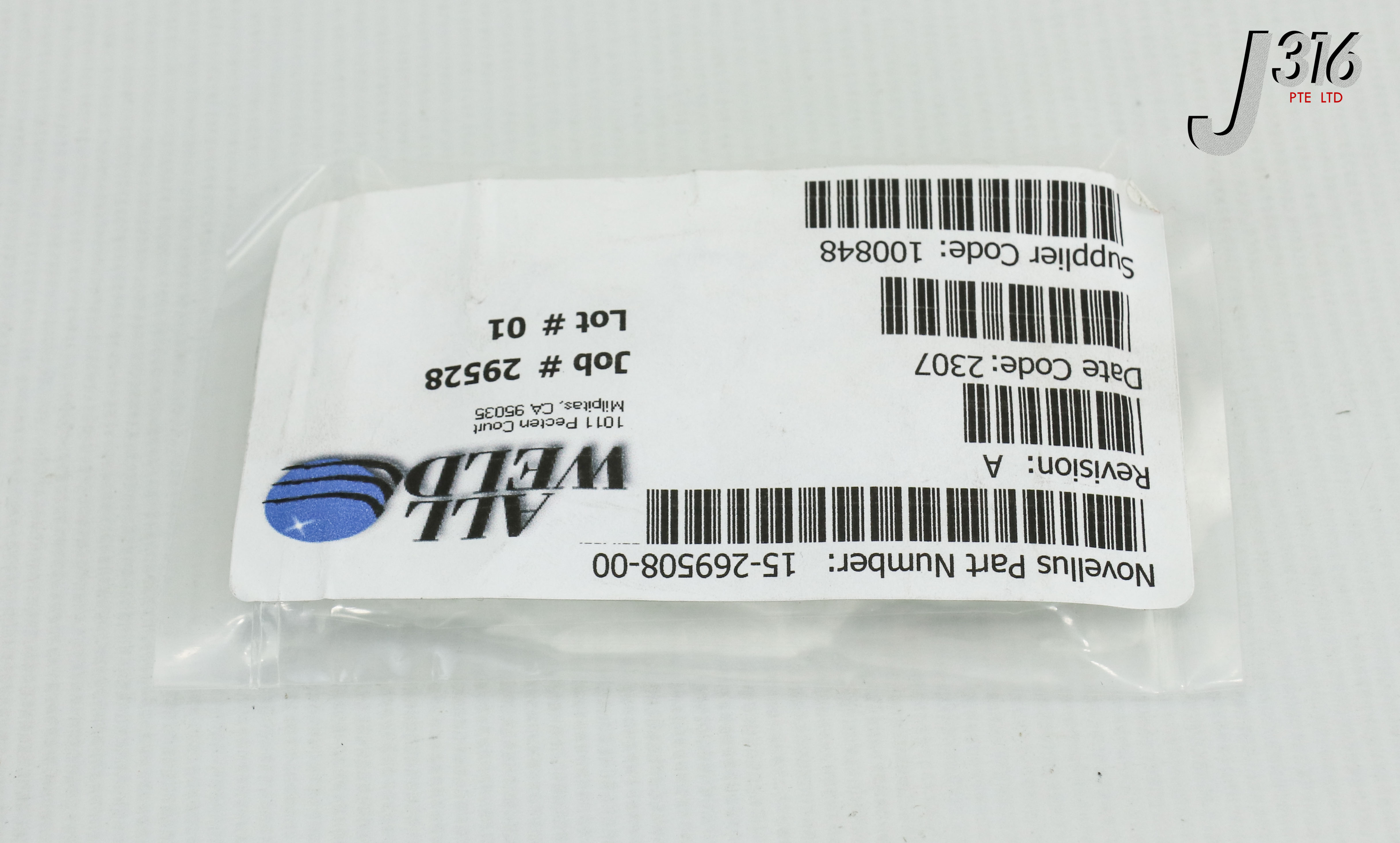 23482 NOVELLUS SPEED DOME CENTERING BLOCK (CLEANED) 15-269508-00